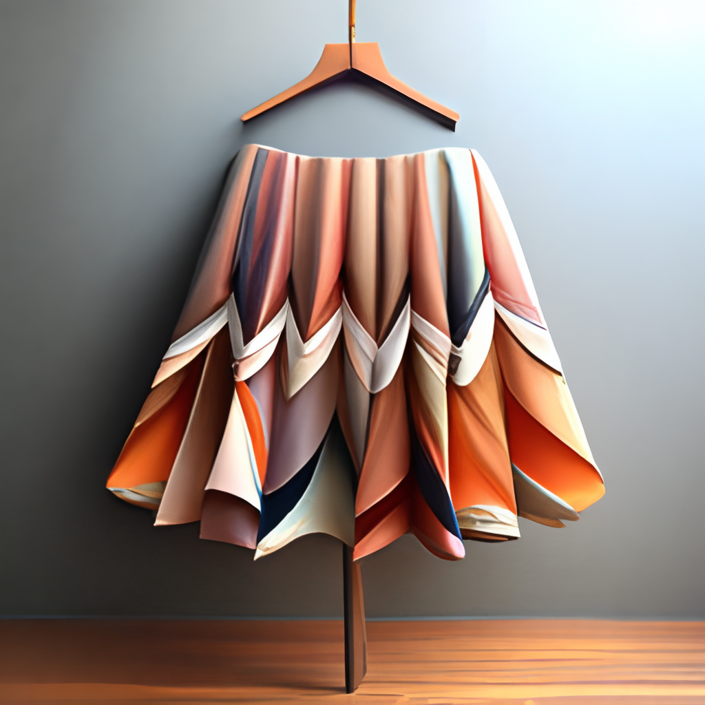 A dancing pleated skirt origami tessellation