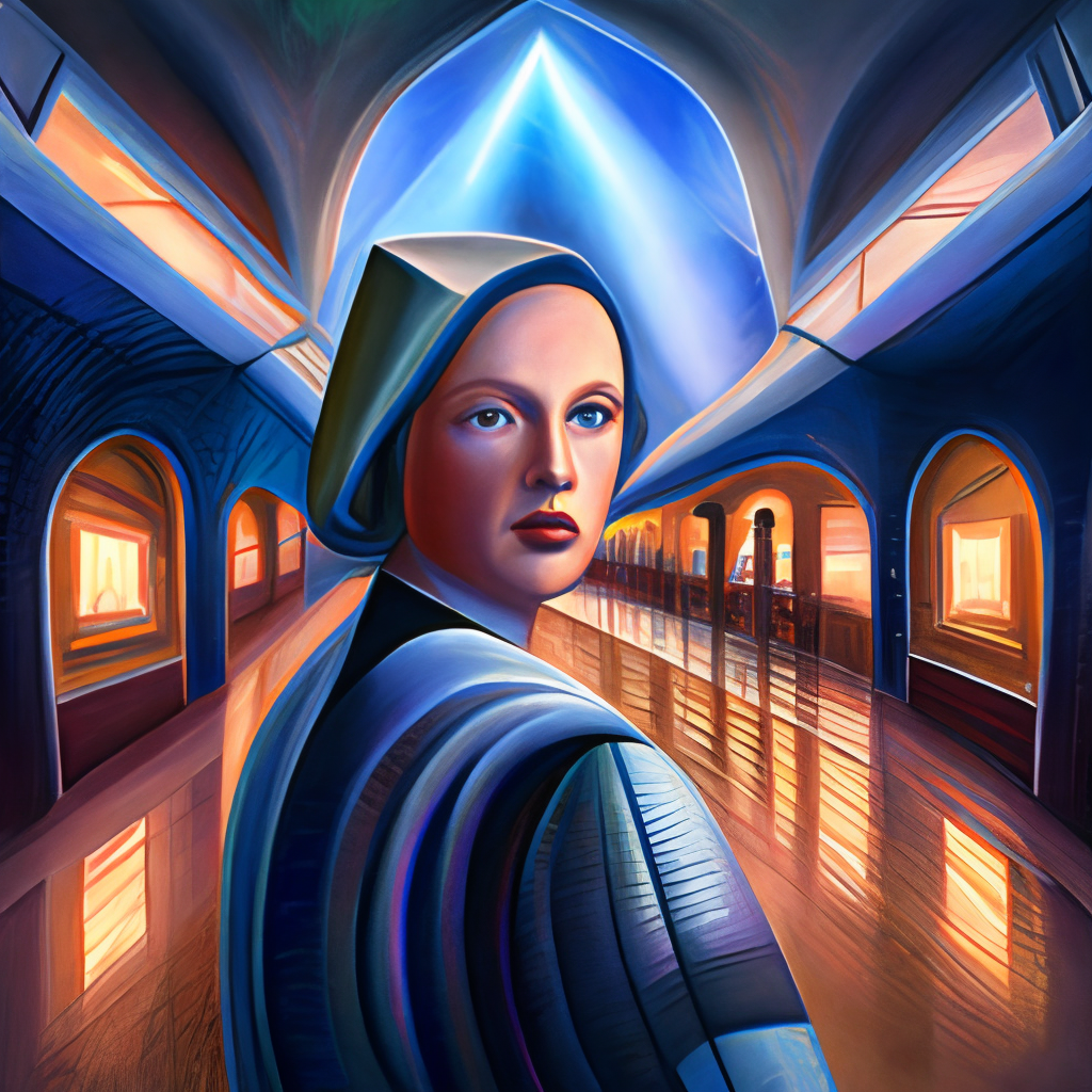 a beautiful painting of , by Tamara Lempicka, centered, symmetry, painted, intricate, volumetric lighting, beautiful, rich deep colors masterpiece, sharp focus, ultra detailed, in the style of dan mumford and marc simonetti, astrophotography