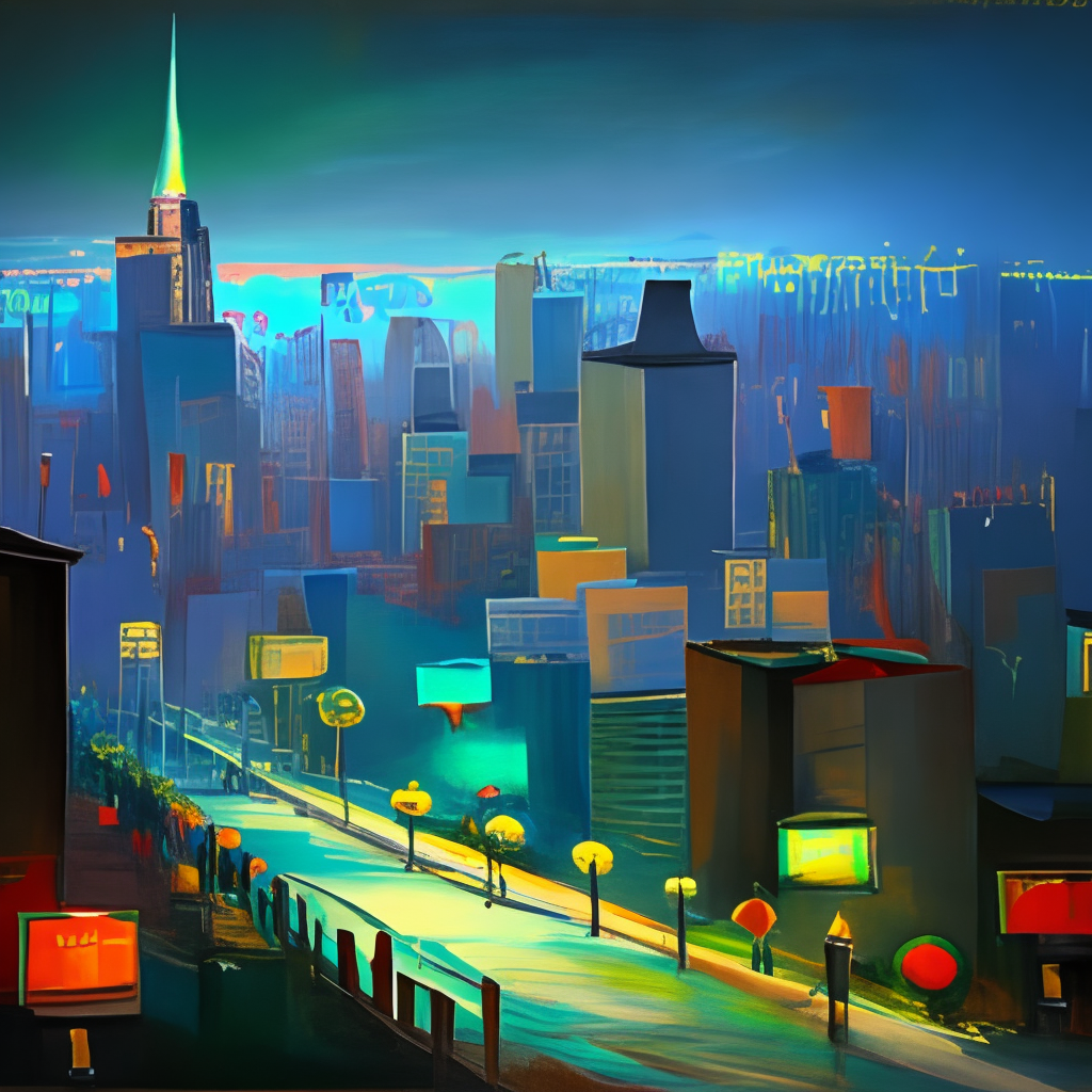 "Cityscape at Night"