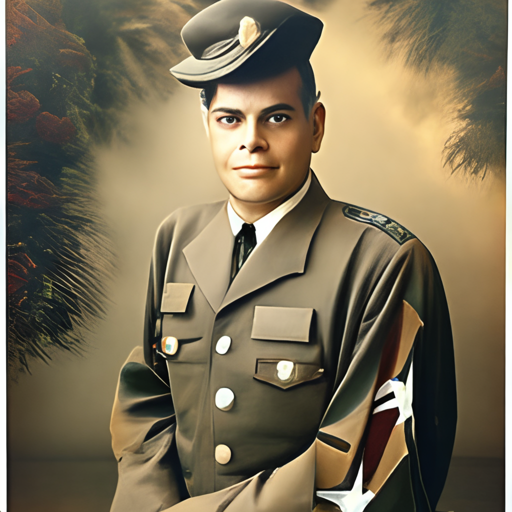 Jack Teixeira in military's uniform