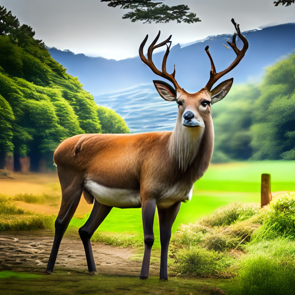 a deer