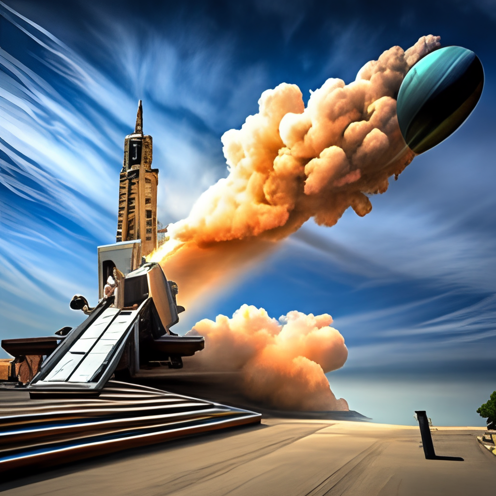 Space shuttle launch
