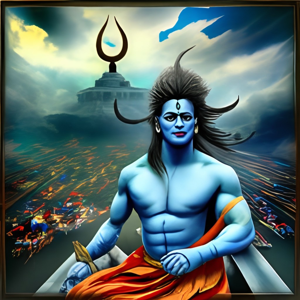 Lord shiva angry tandav 