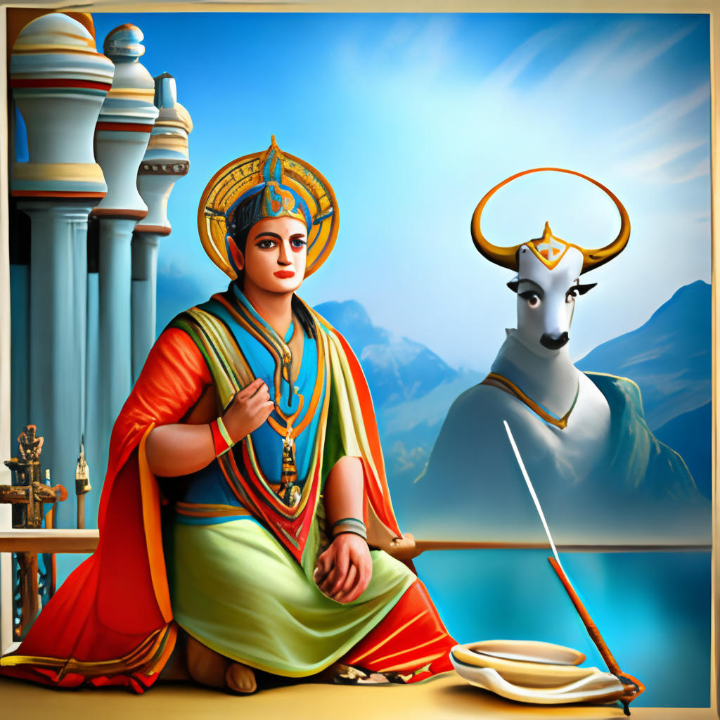 Make a one beautiful picture of lord Ram