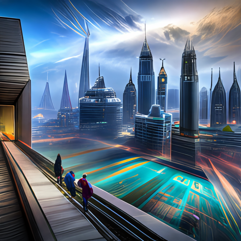 city futuristic