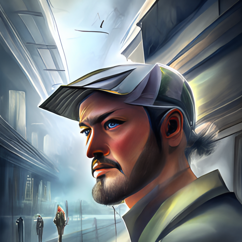 ultra detailed portrait in watercolor painting of in the guise of a builder, ((high quality illustration in style by Yoji Shinkawa)), dynamic pose, perfect anatomy, centered, approach to perfection, detailed and intricate environment, sharp focus, global illumination, volumetric lighting, cinematic lighting, cell shading, 8k, cinematic dramatic atmosphere, trending on artstation, concept art, ((Art by Yoji Shinkawa))
