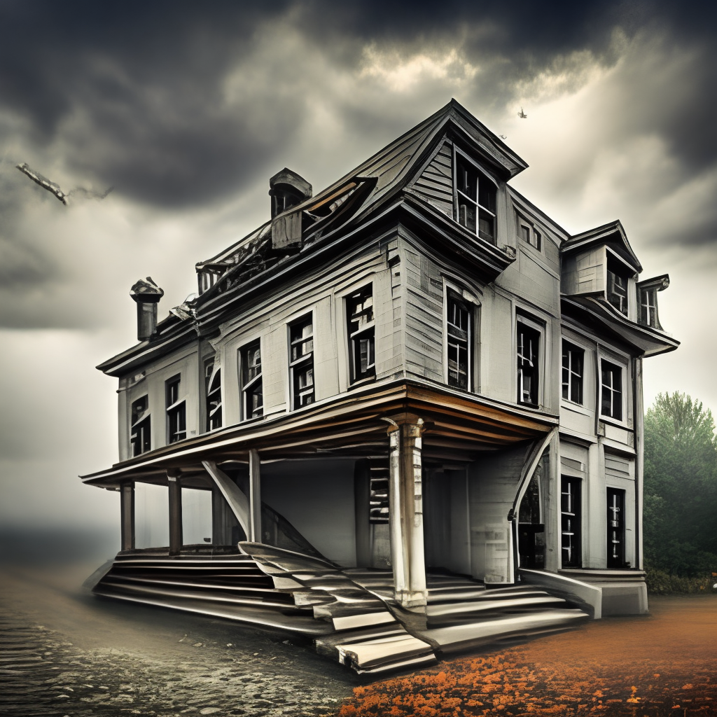 A creepy house