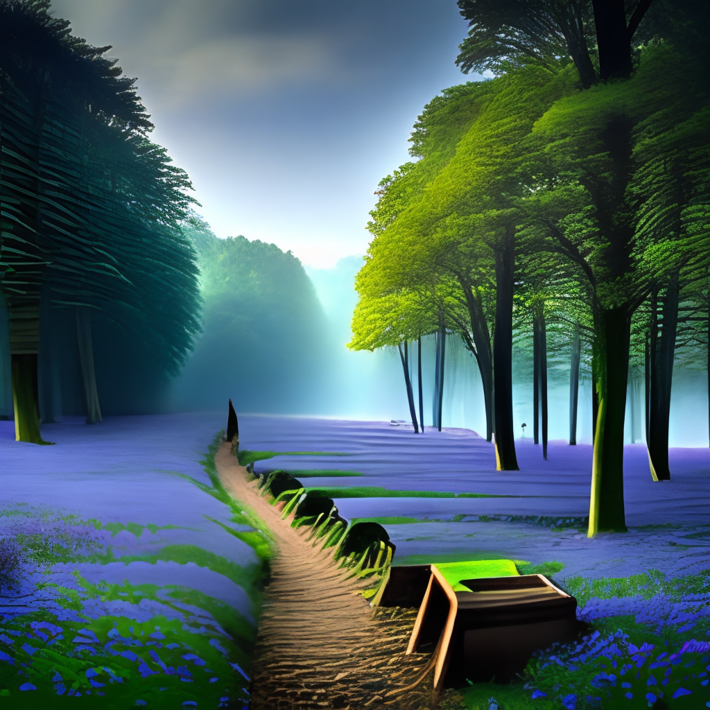A enchanted forest