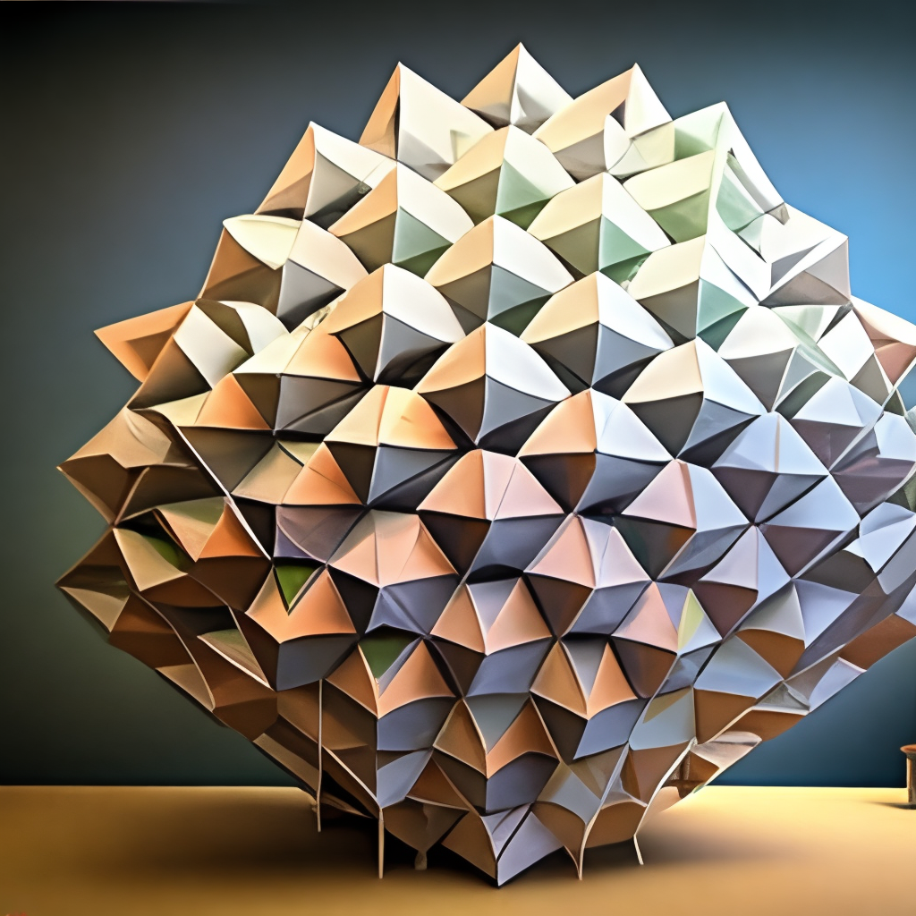 Origami tessellation architecture 