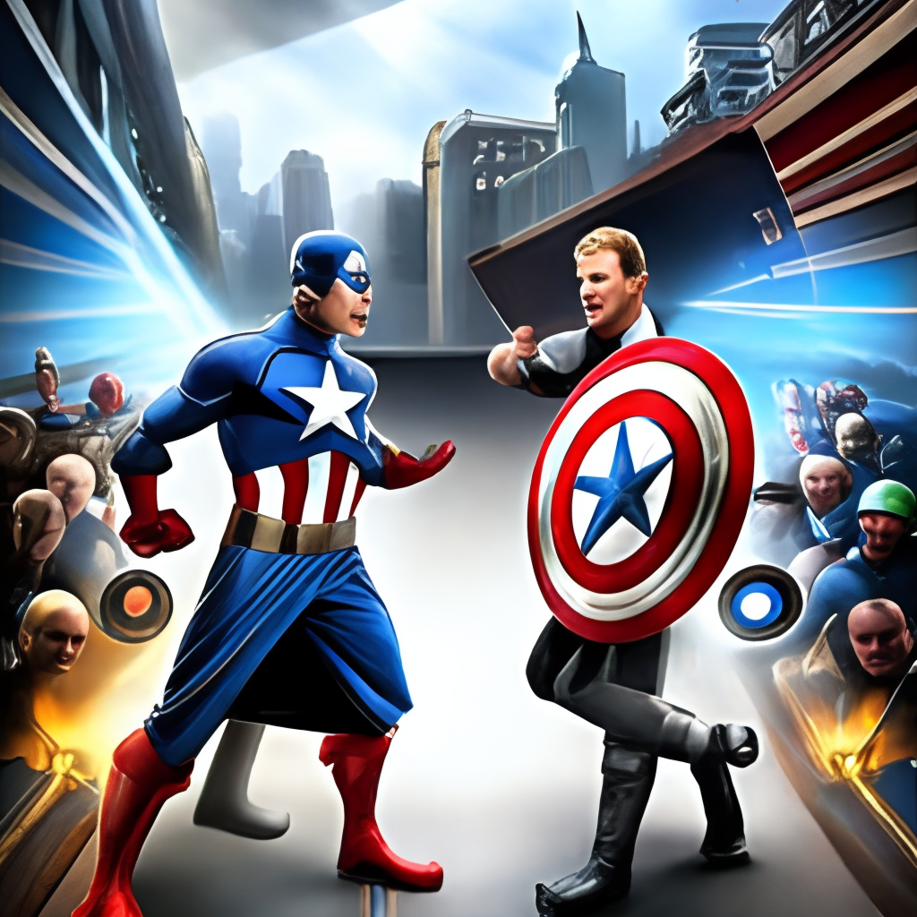 Captain America vs avengers 