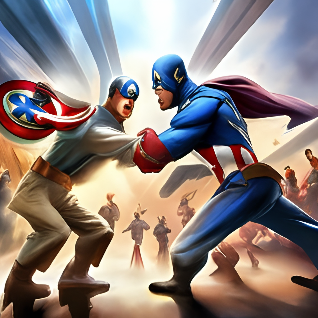 Captain America vs avengers 