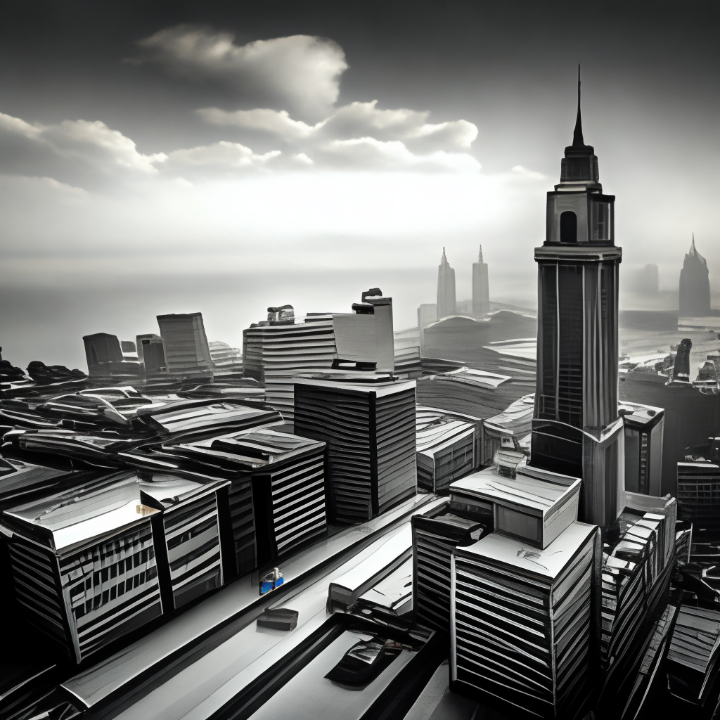 “turn it all into a bustling cityscape”
