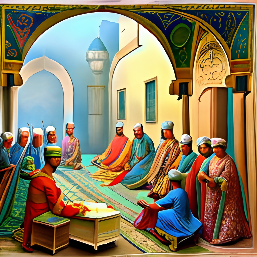 An old persian Zarathustrian spiritual ceremony