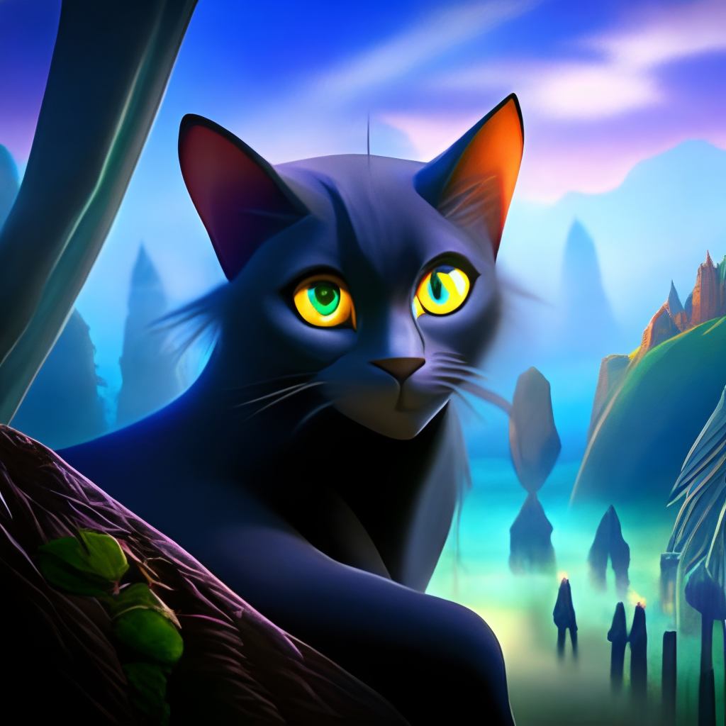 The Legend of Hei, the animated movie featuring a black cat spirit and his adventures with humans and other spirits, would be perfect for a cartoon background with a supernatural or emotional theme.