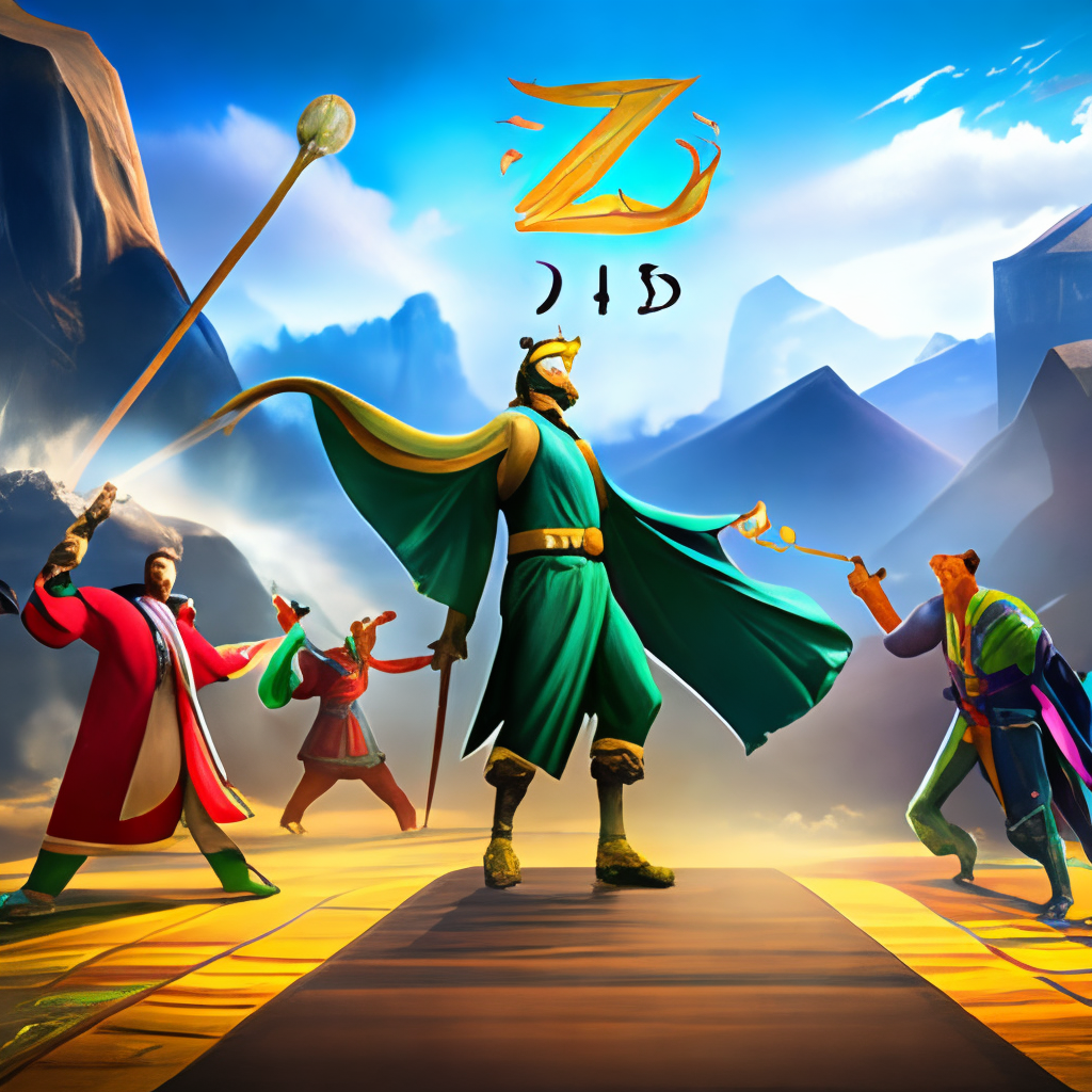 The Legend of Zu, the animated series featuring a group of warriors and their battles against evil forces, would be a great addition to a cartoon background with a fantasy or action theme.