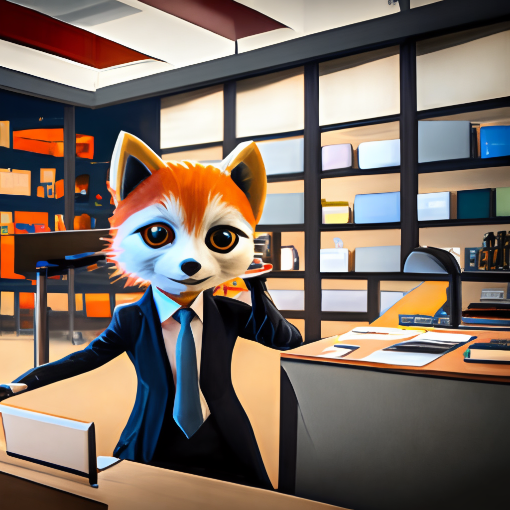 Aggretsuko, the anime series featuring a red panda working in an office who expresses her frustration through heavy metal karaoke, would be a unique addition to a cute cartoon background with a workplace or stress relief theme.