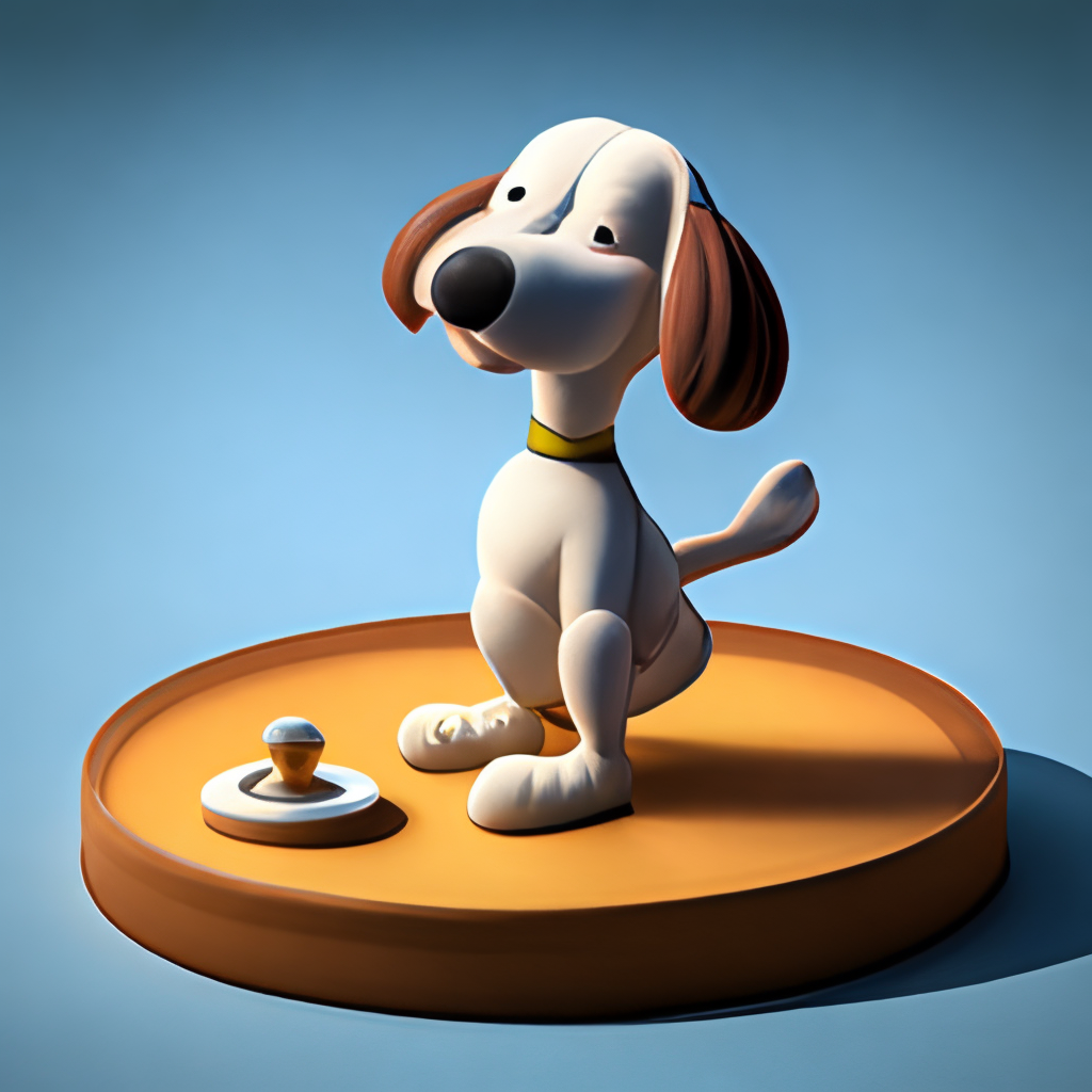 Snoopy, the beagle from the Peanuts comic strip, would be perfect for a cute cartoon background with a classic or nostalgic theme.