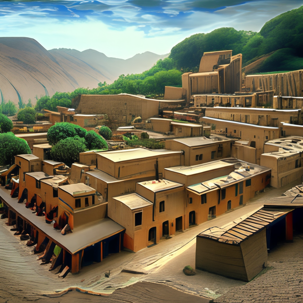 an ancient mythical village in Achaemenian's era in Persia