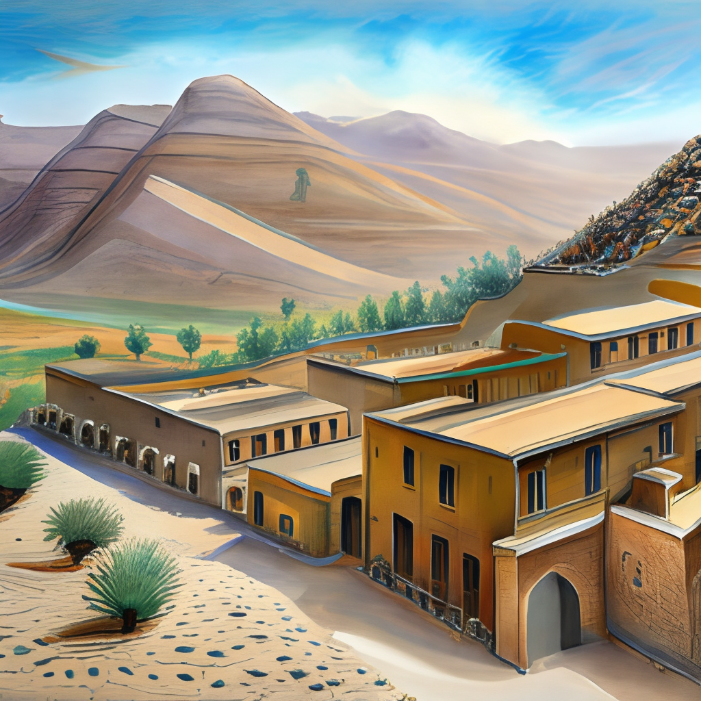 an ancient mythical village in Achaemenian's era in Persia