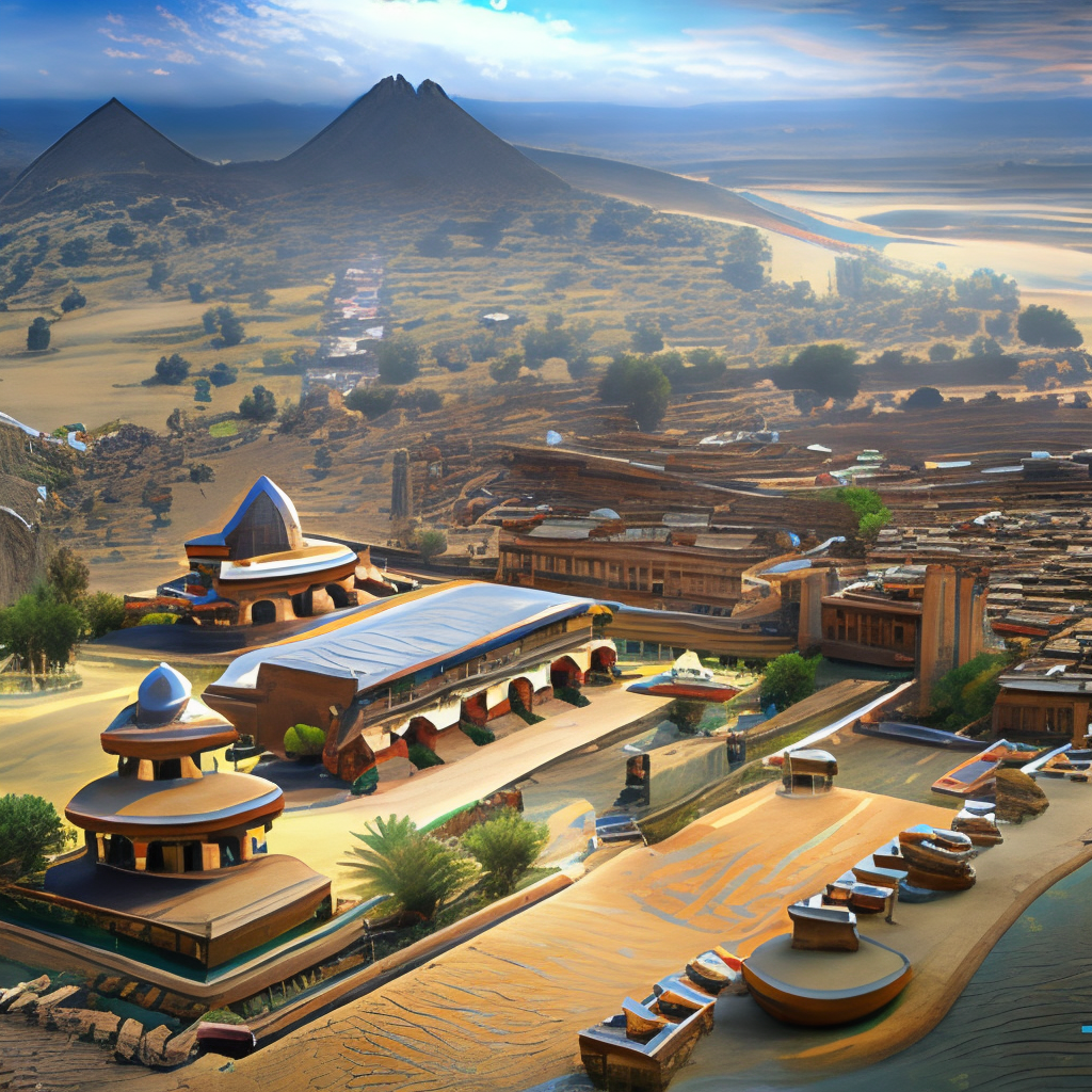 an ancient mythical village in Achaemenian's era in Persia