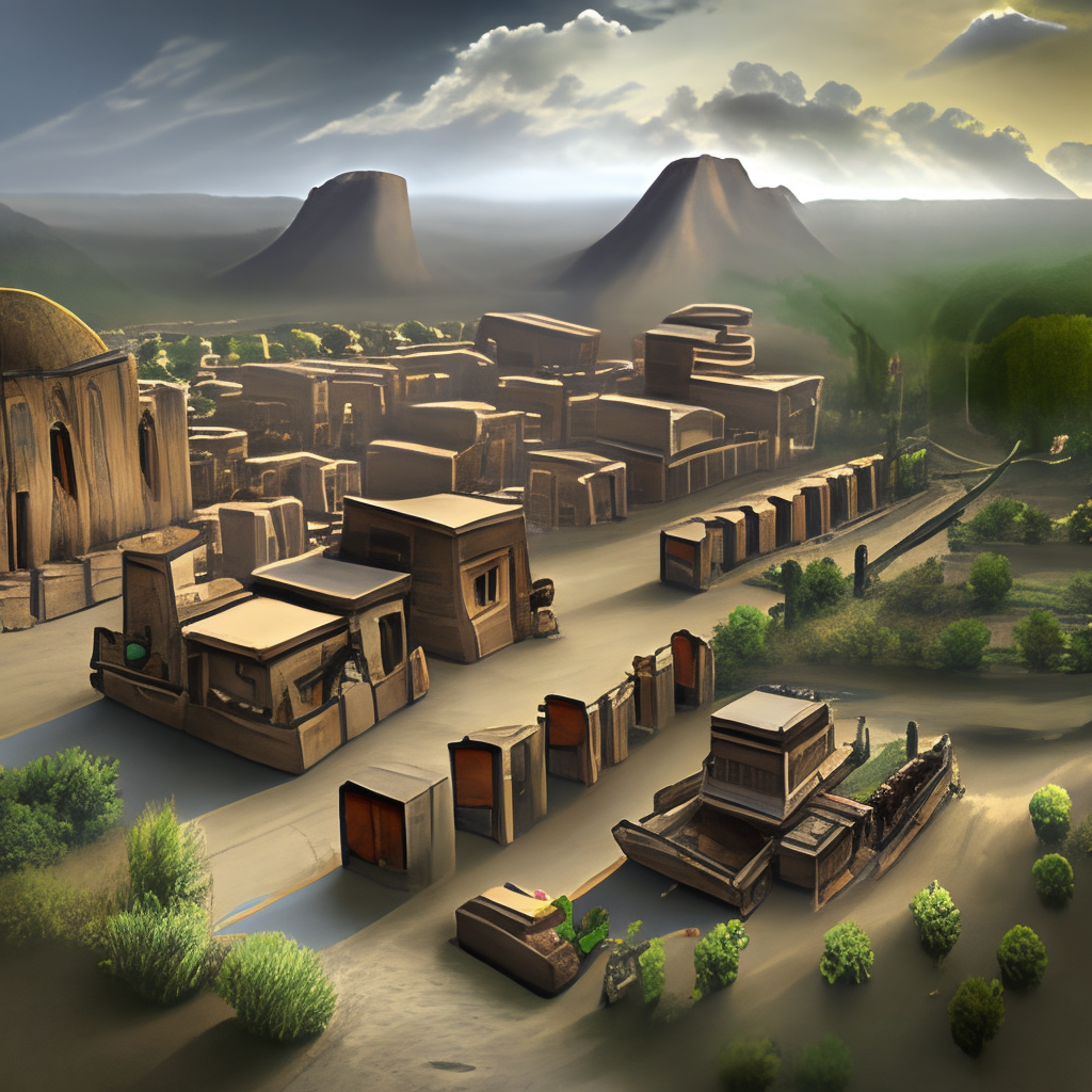 an ancient mythical village in Achaemenian's era in Persia