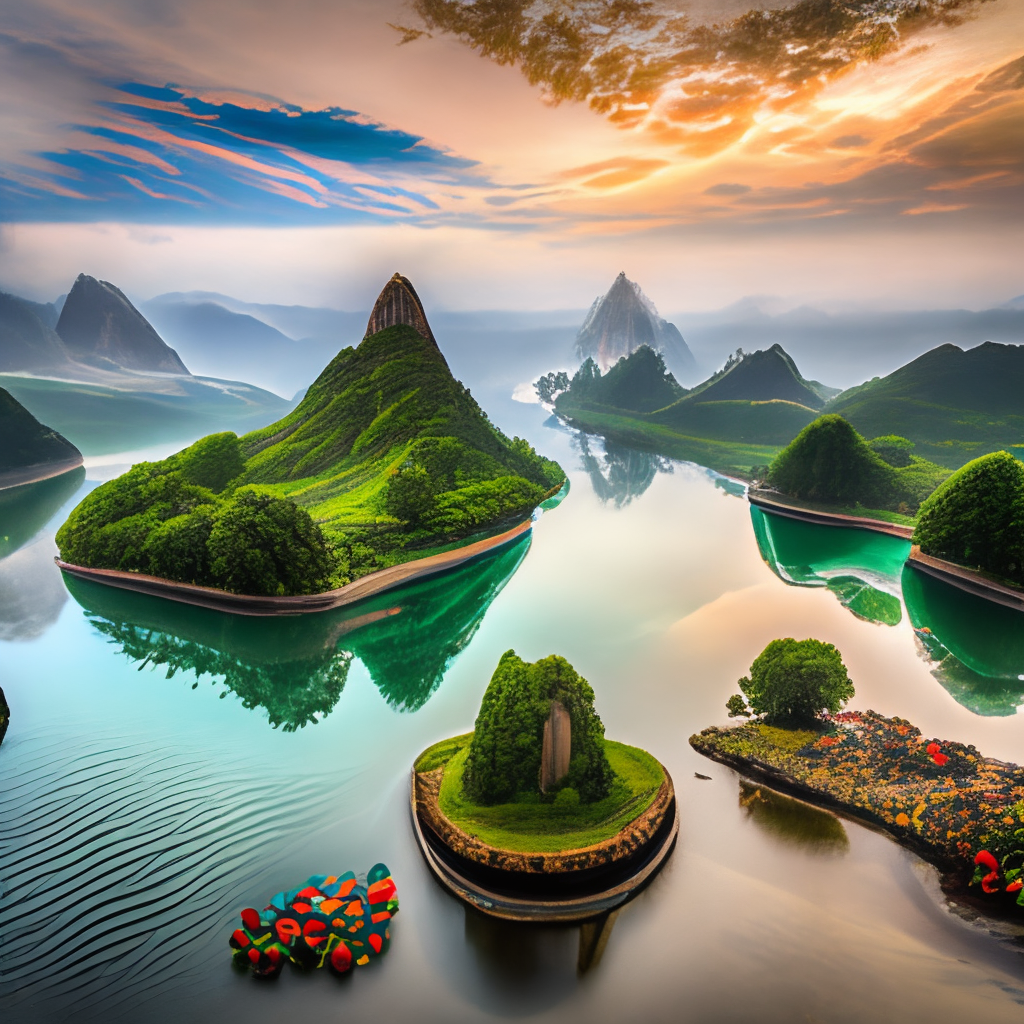 The landscape of Guilin is the best in the world

