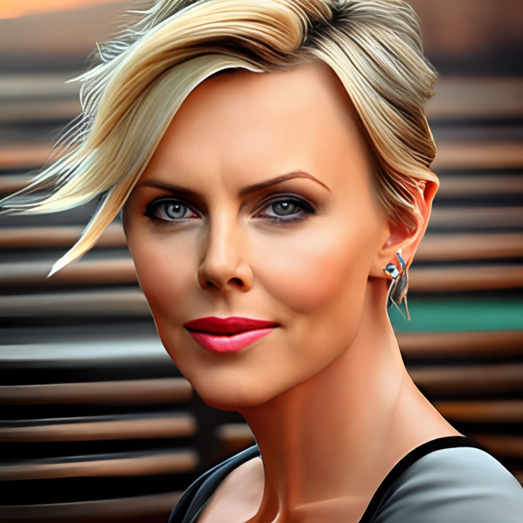 turn into warrior Charlize Theron