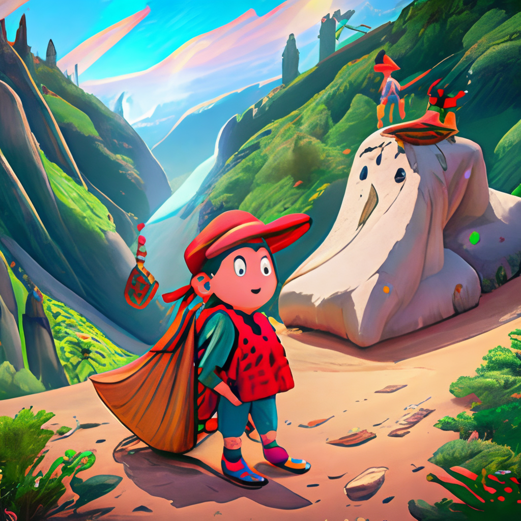 "Hilda," an animated series on Netflix, features cute and adventurous characters that would be perfect for a cartoon background with a fantasy or exploration theme.