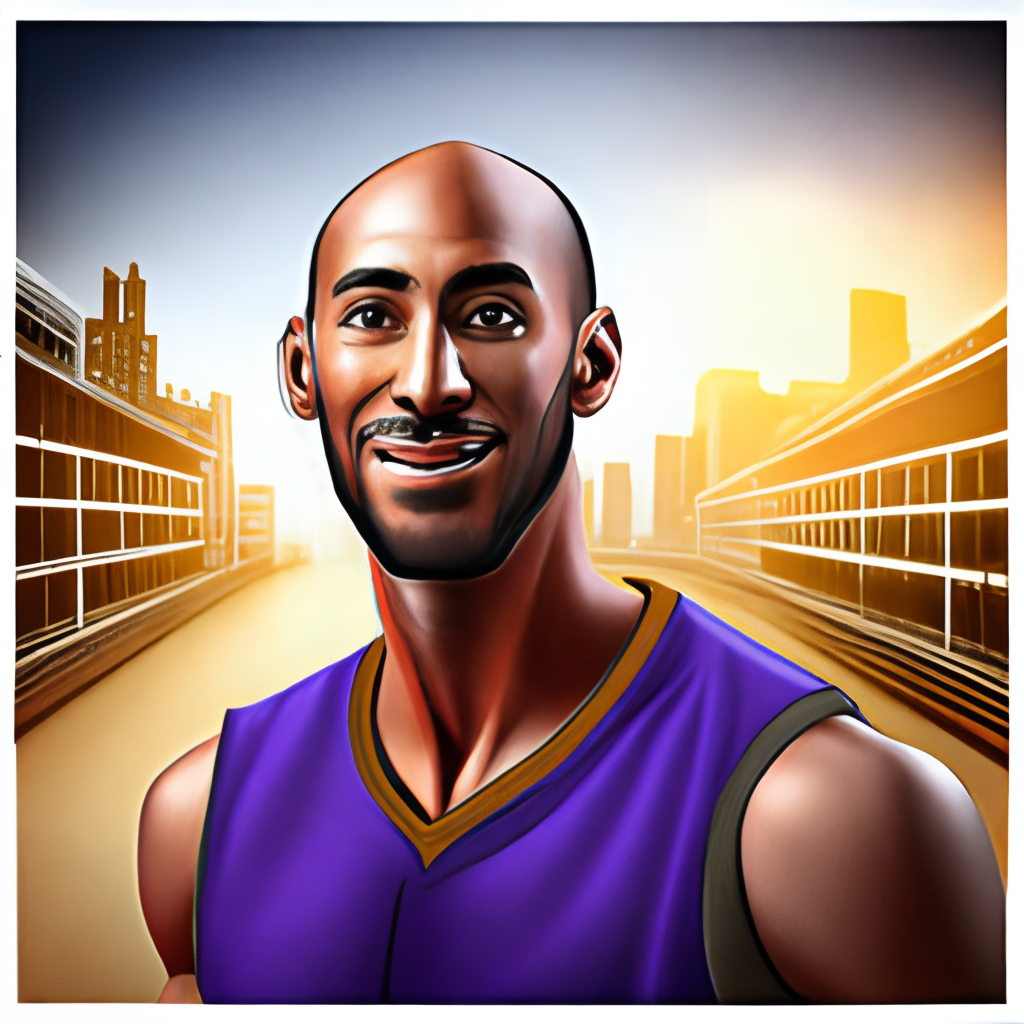 create a picture of kobe bryant with Karol G
