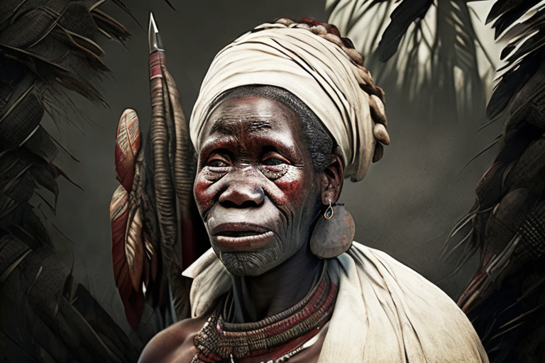 Nanny of the maroons without paint or earrings