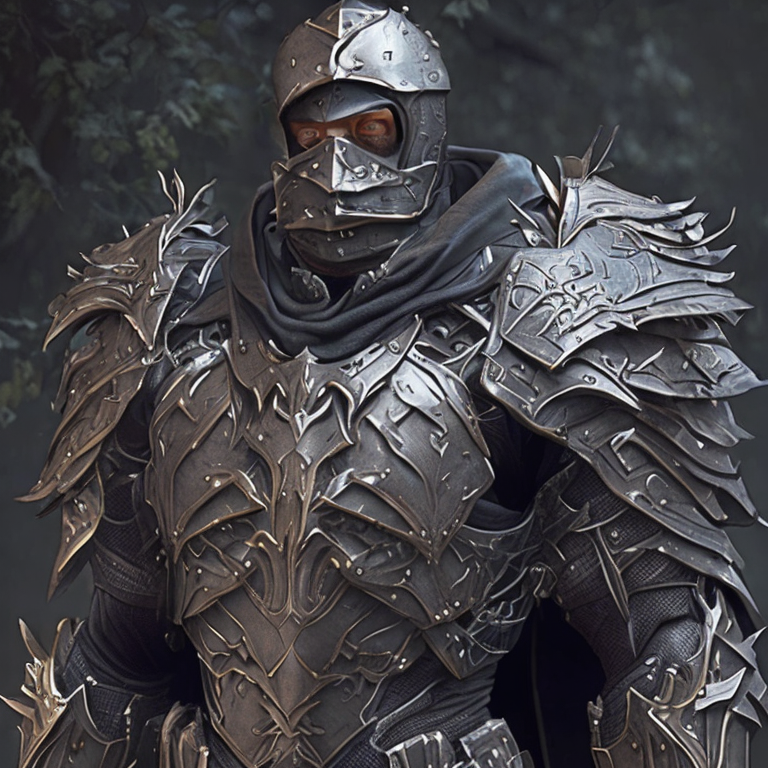smooth armor without spikes