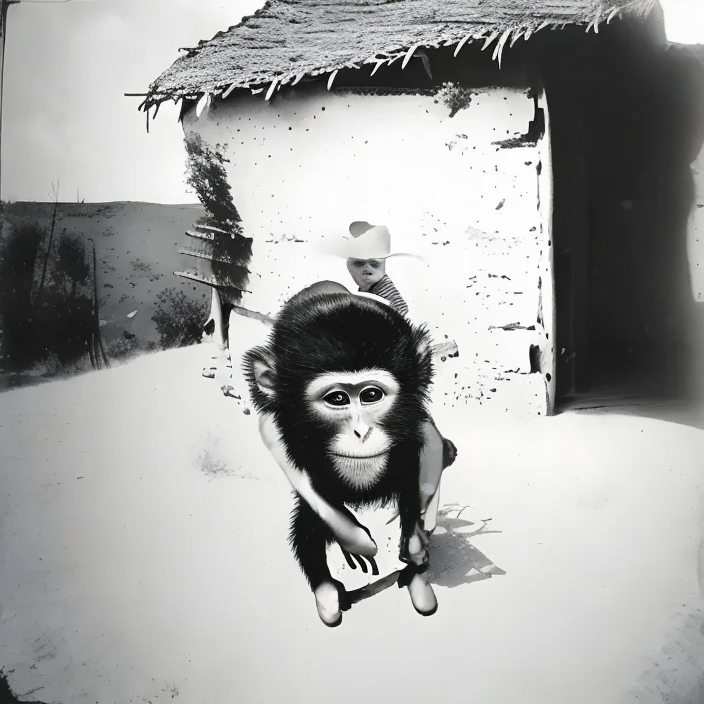 a monkey's face