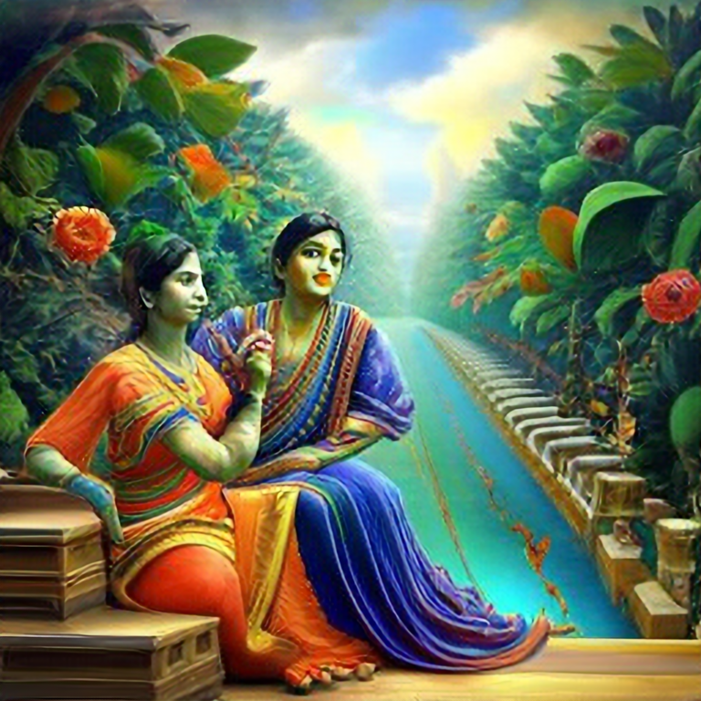 krishna with radha