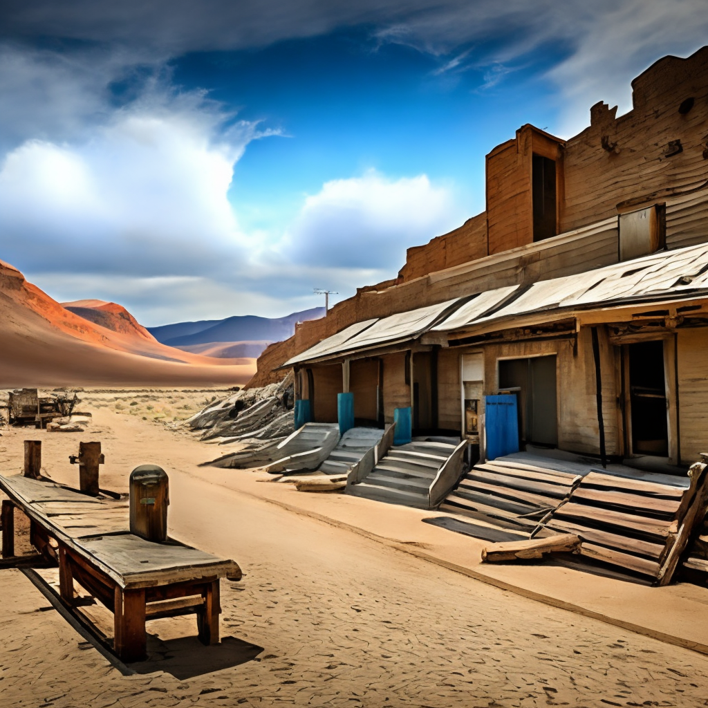 Desert ghost town
