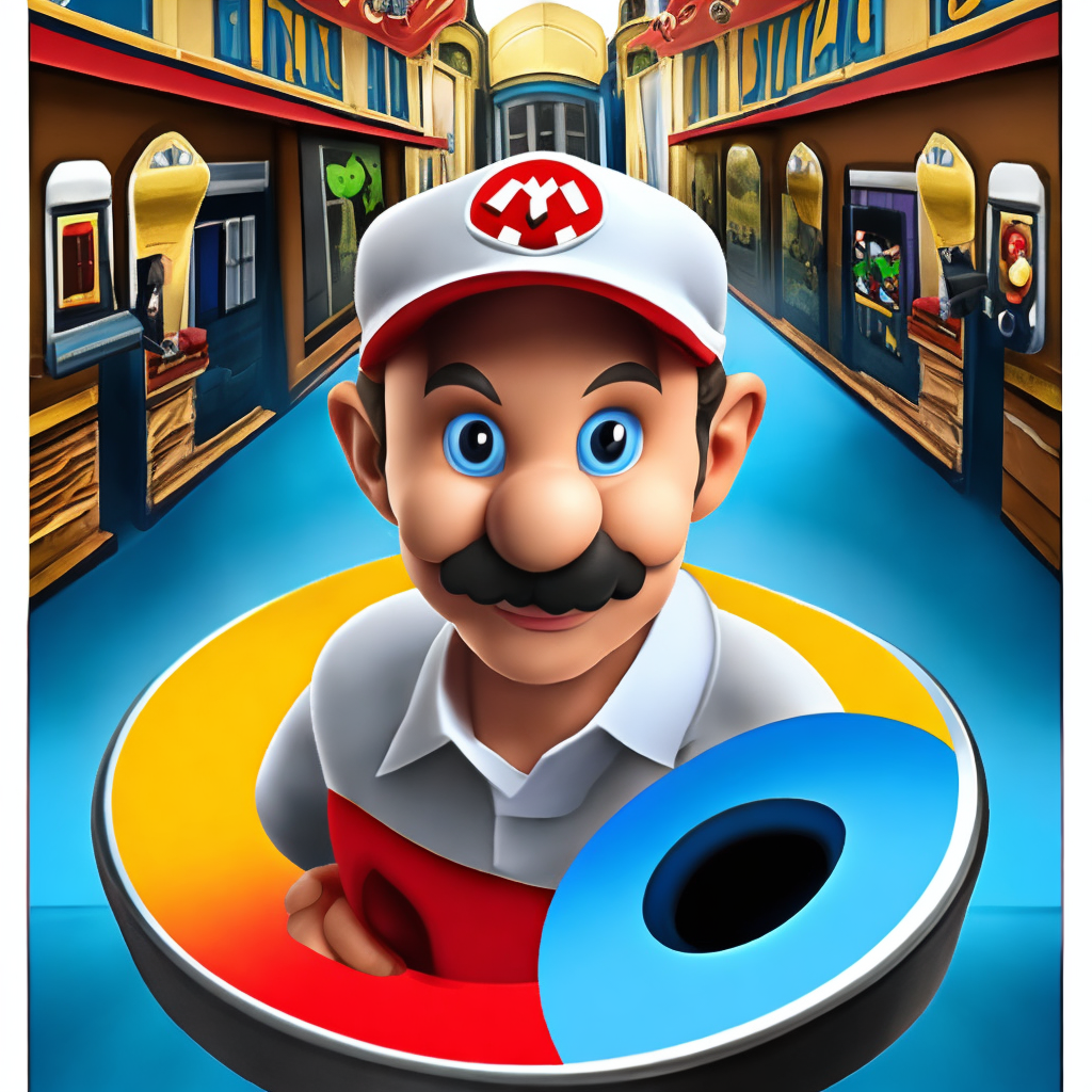 Mario game turn in to digital game