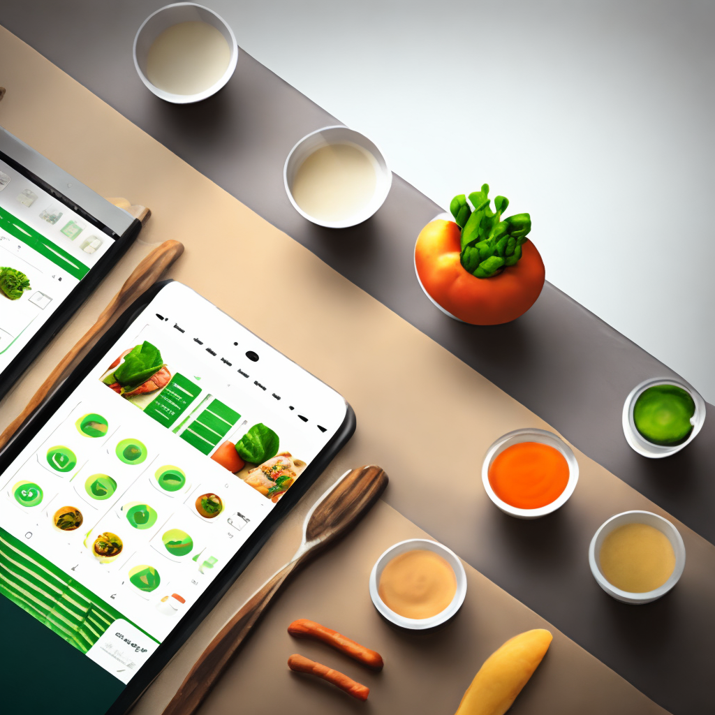 a beautiful iOS app design for a cooking app. Won design of the year award