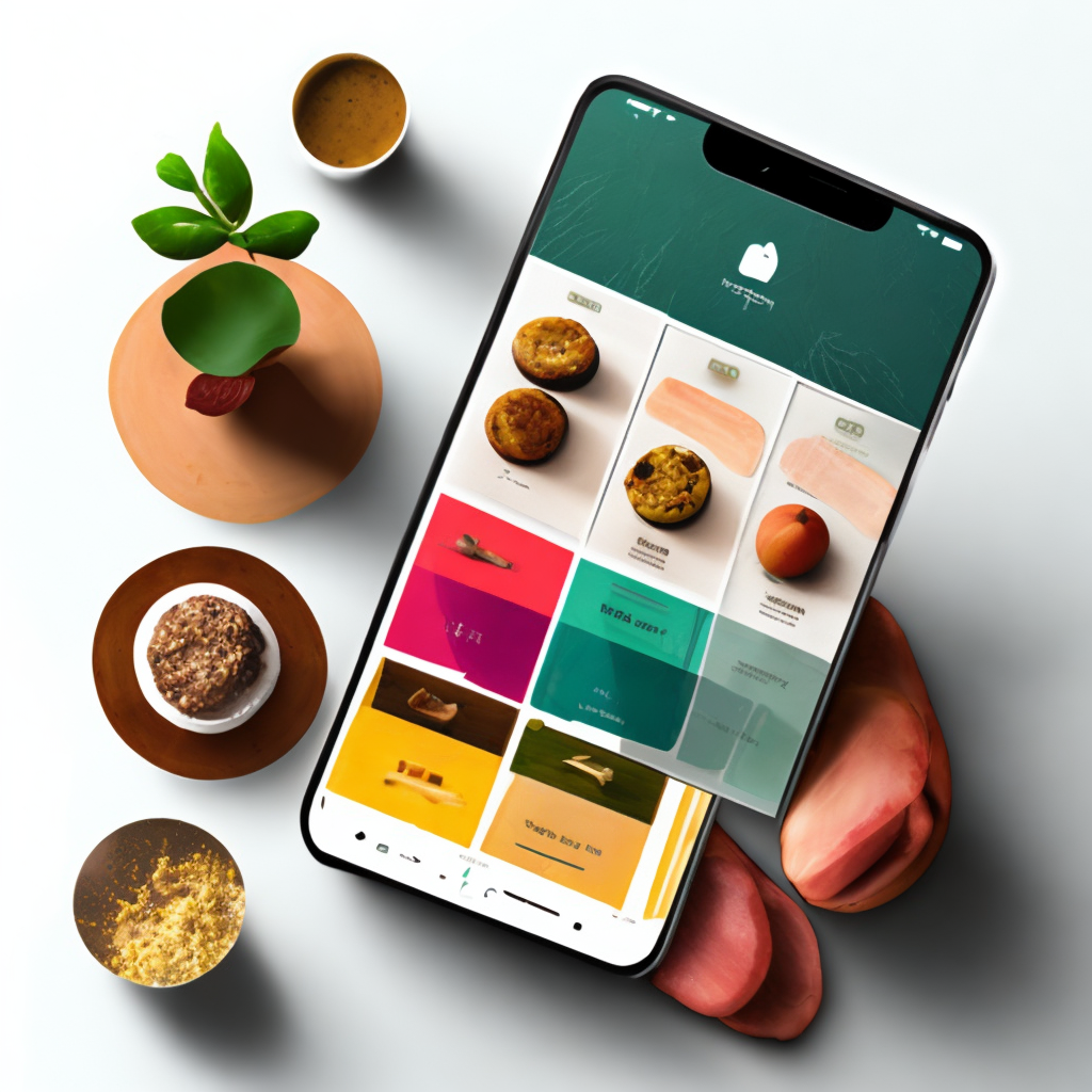 a beautiful iOS app design for a cooking app. Won design of the year award