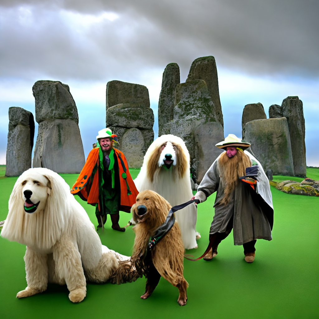 Druids at Stonehenge with a big... | Video by KookyBowerbird | Genmo