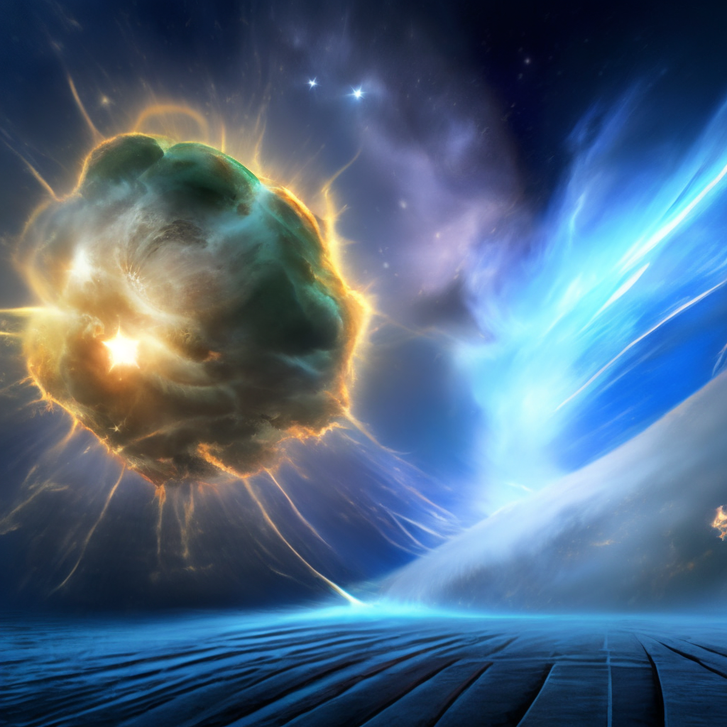 Neutron star shooting star