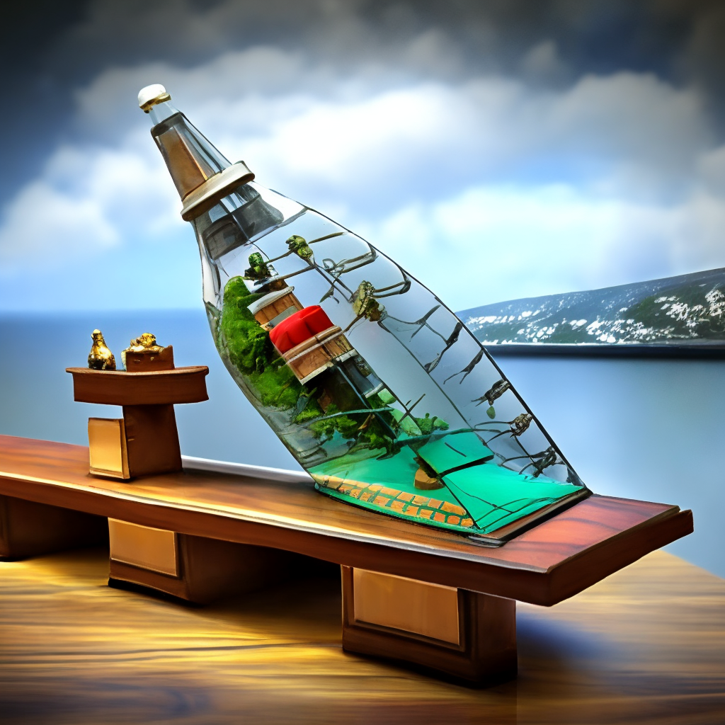 A ship in tha bottle 