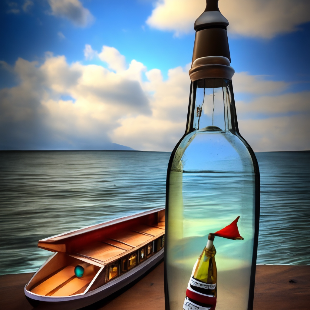 A ship in the bottle 