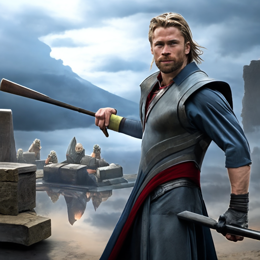 thor with stonebreaker