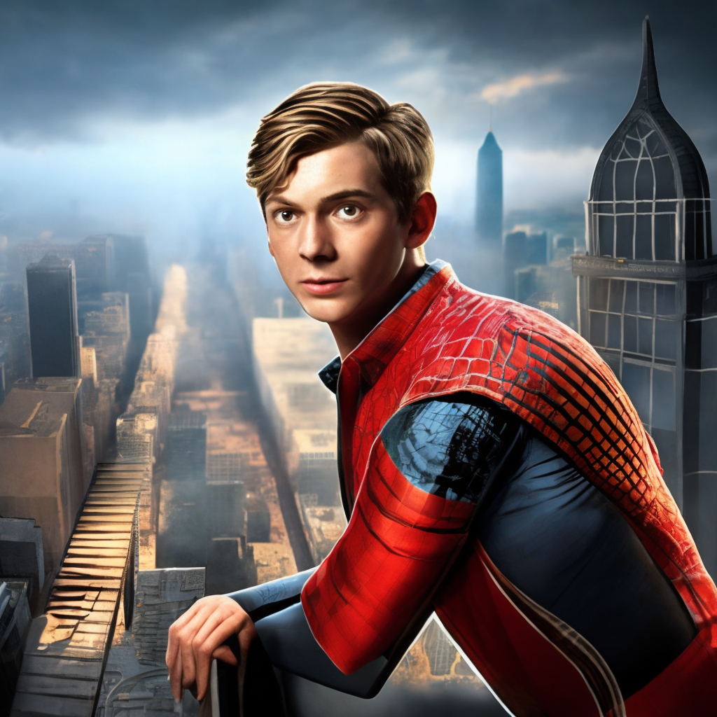 Peter Parker as a super hero by ladunya. have him be a super hero