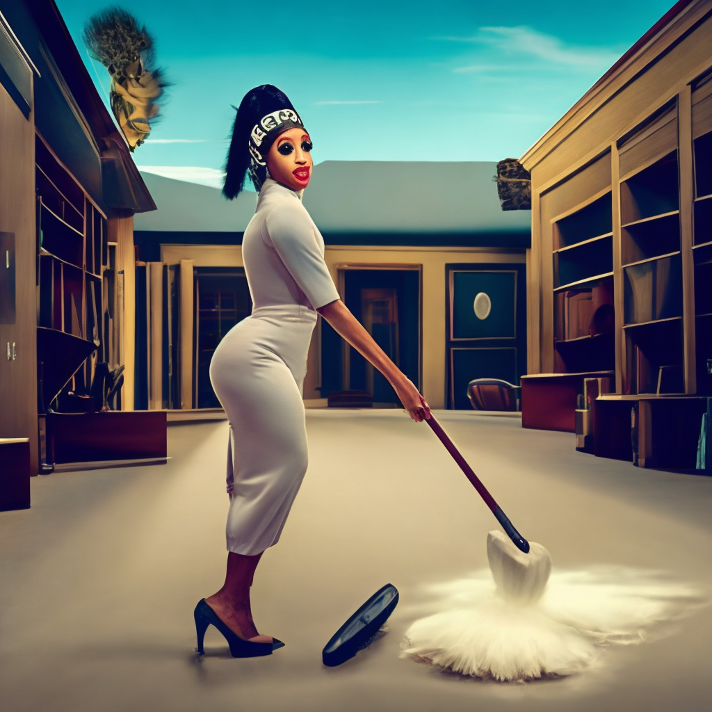 Cardi b sweeping