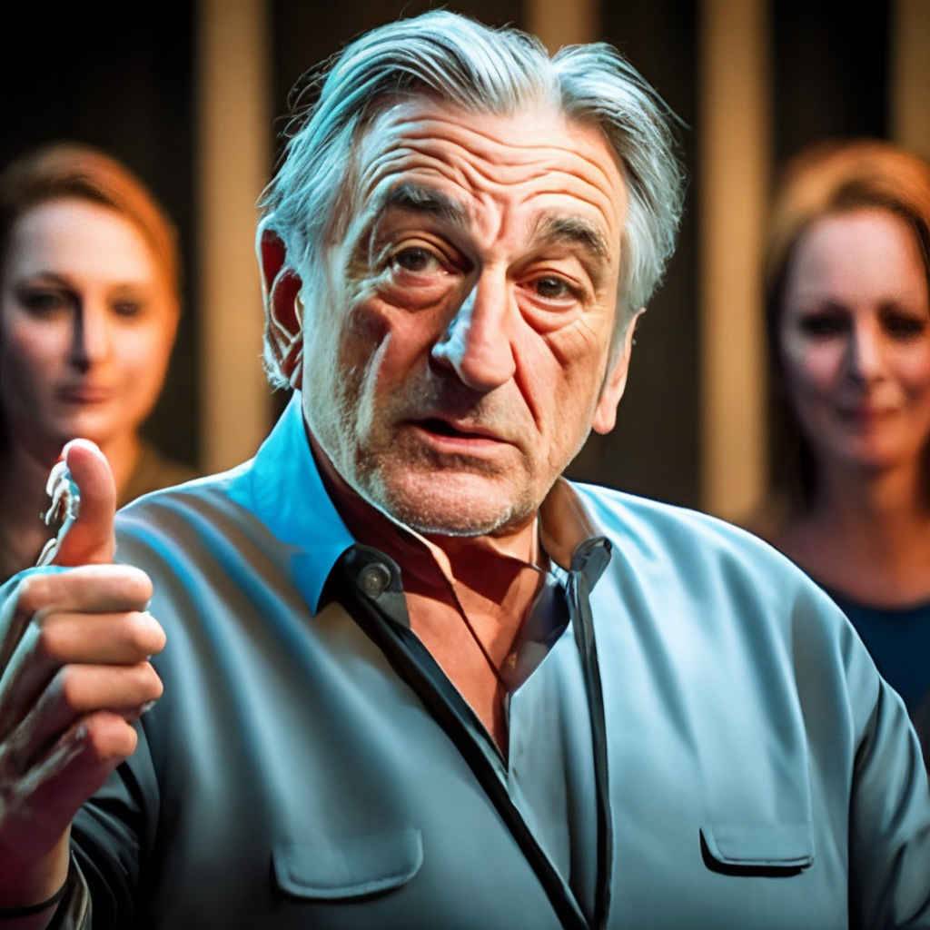 robert de niro talks