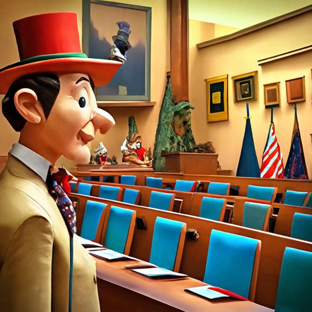 pinocchio in court