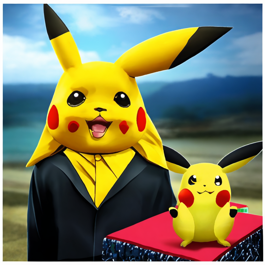 Pikachu change in to richu