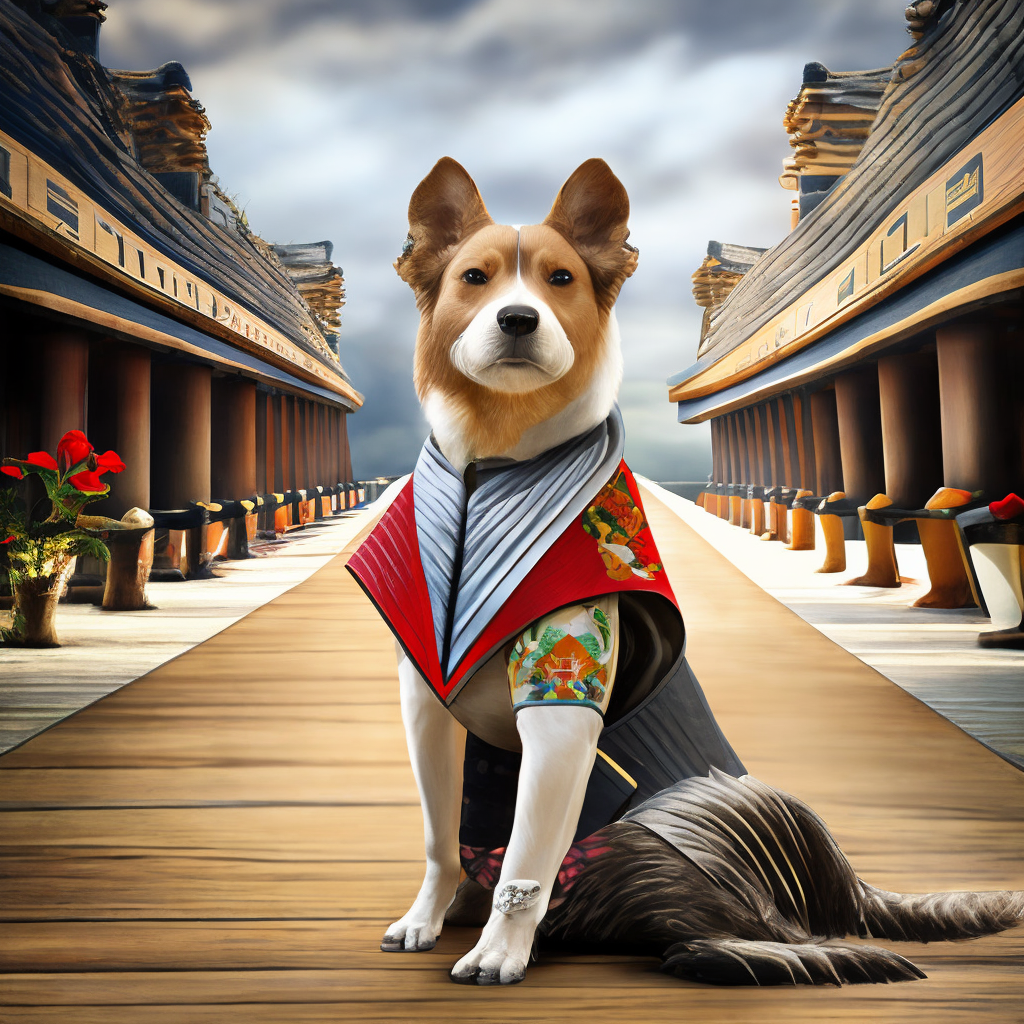 samurai dog