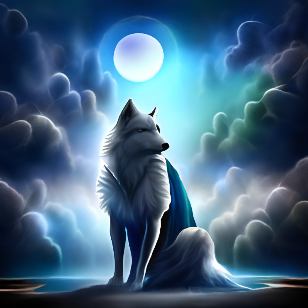 artistic wolf