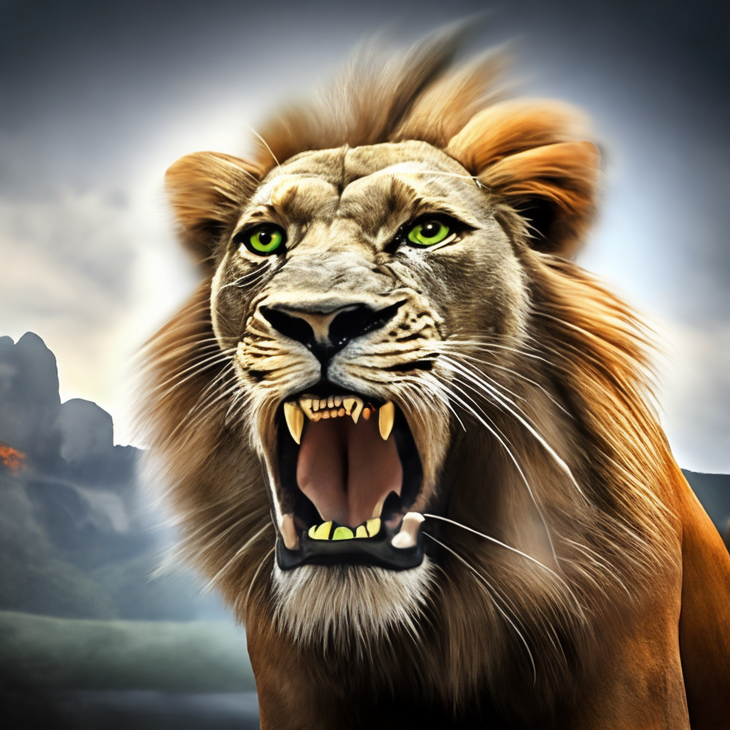 Roar of lion 